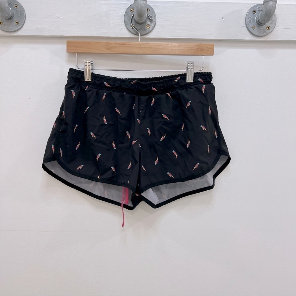 Old navy active small go dry black and parrot running shorts